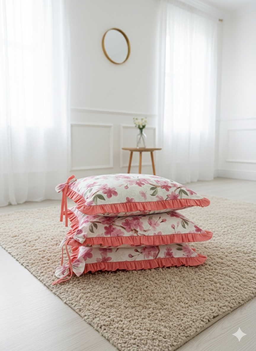 روبالشی چین دار