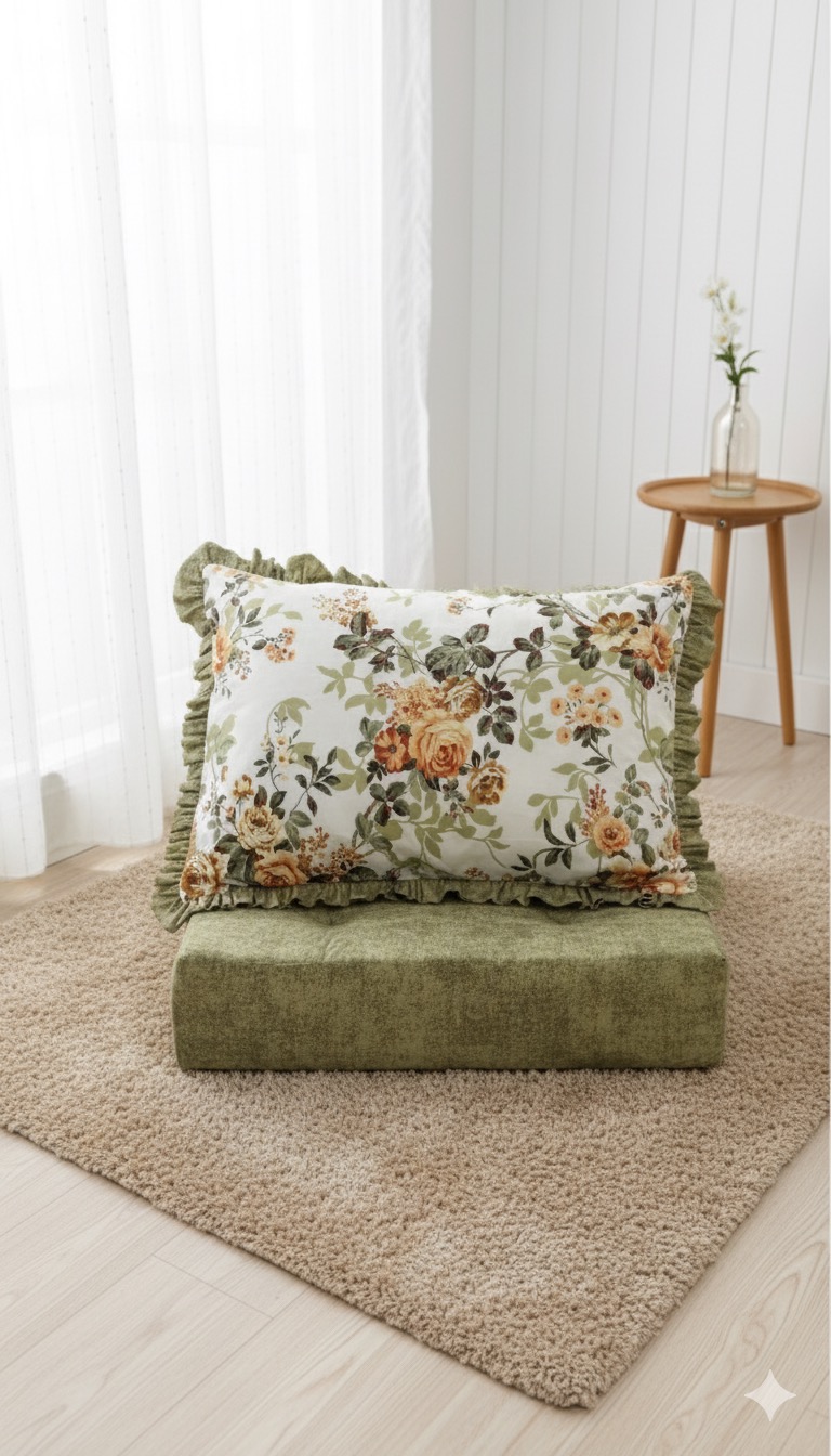 روبالشی چین دار