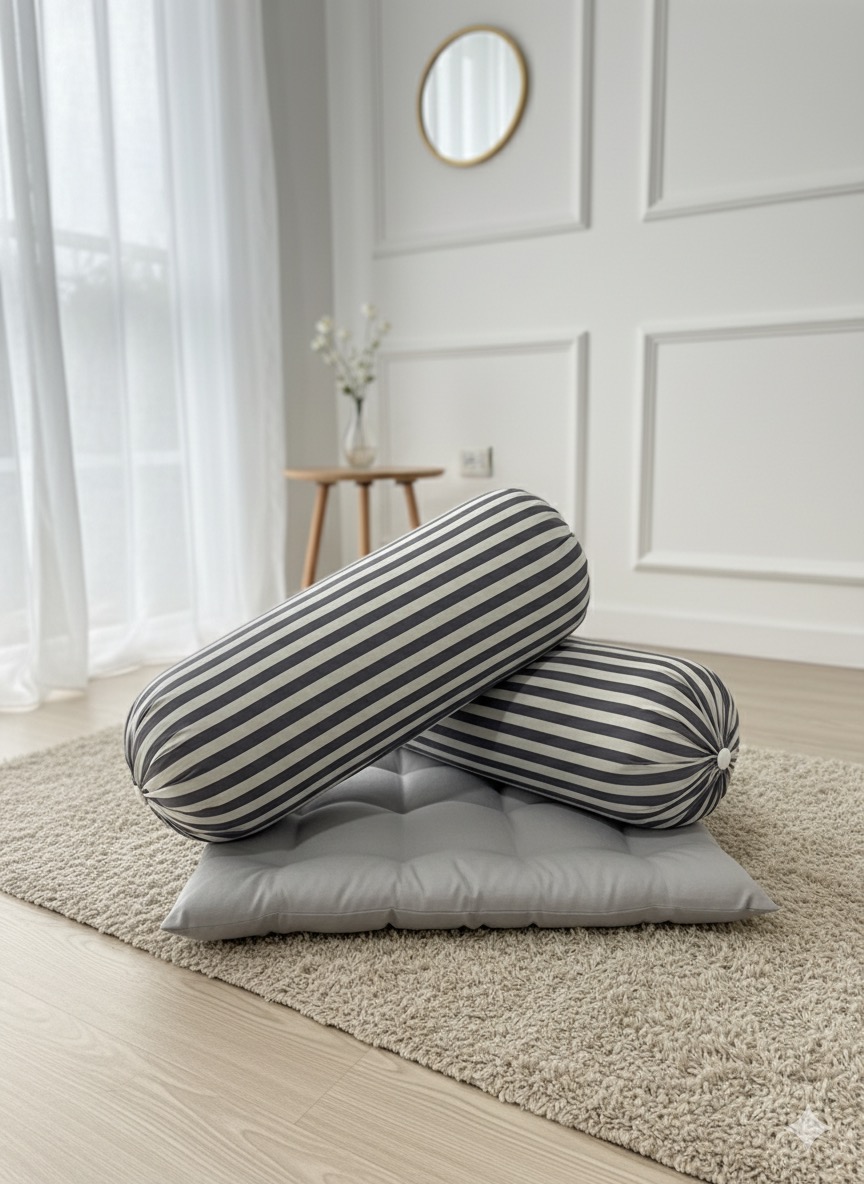 روبالشی لوله ای ساده زیپدار